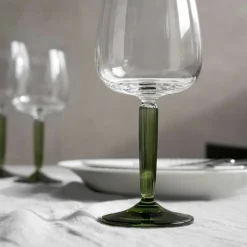Rödvinsglas, Ø 9,5 cm, 2 st, klar