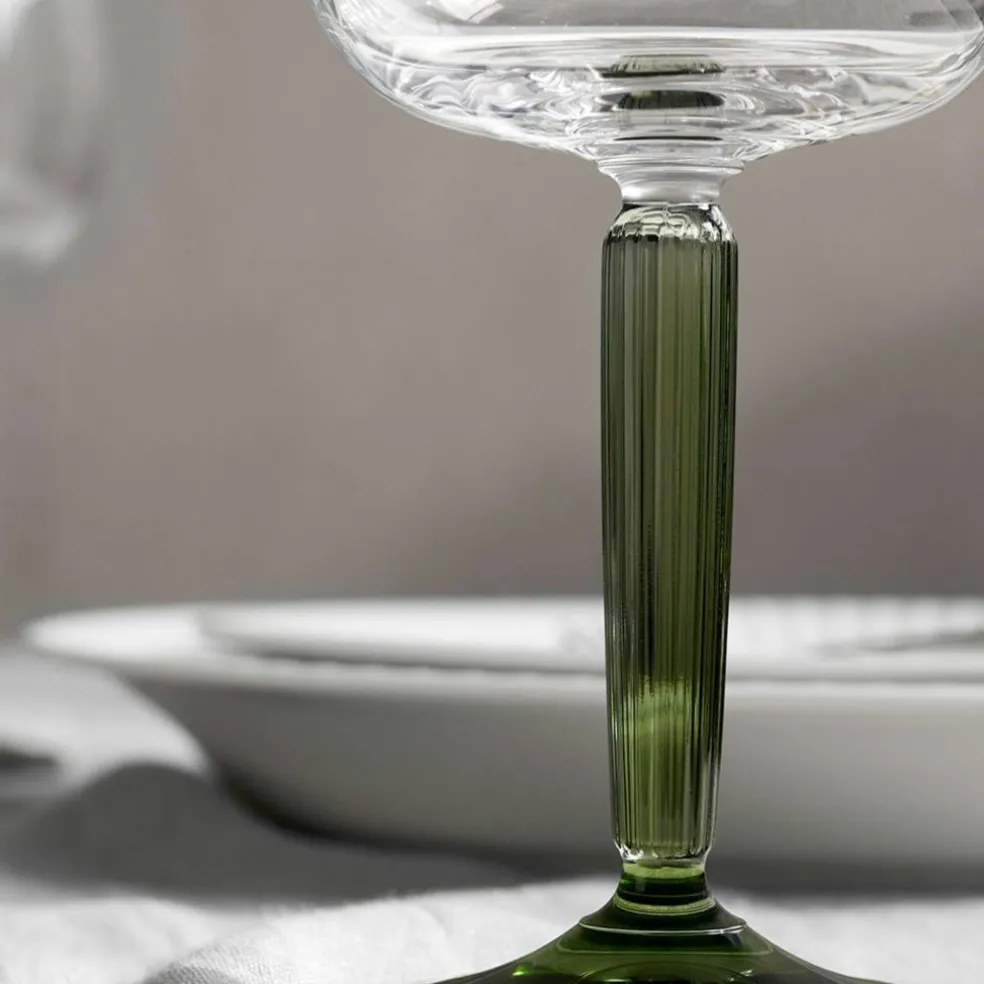 Rödvinsglas, Ø 9,5 cm, 2 st, klar