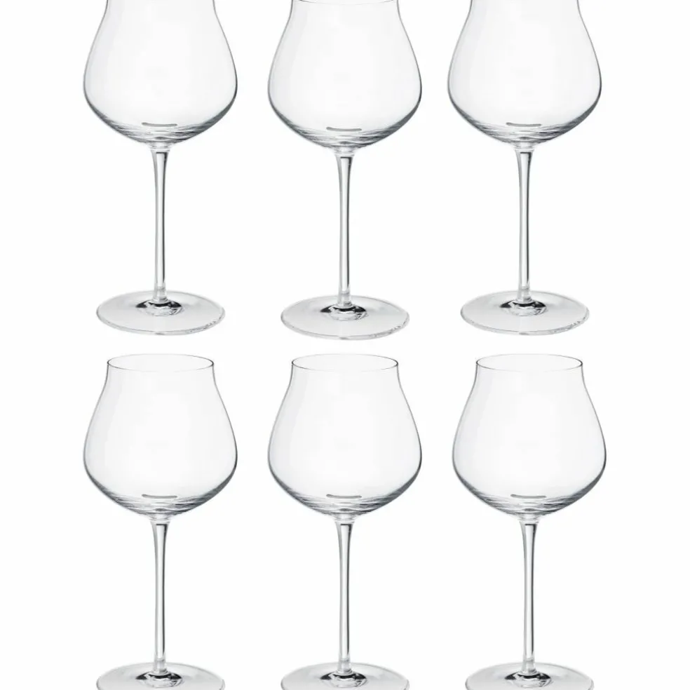 Rödvinsglas 6 st