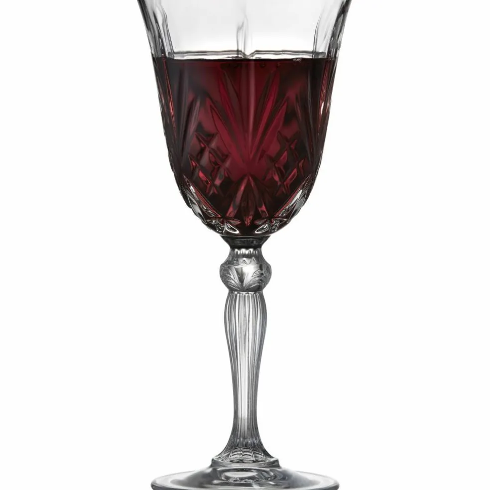 Rödvinsglas, 4 stk.