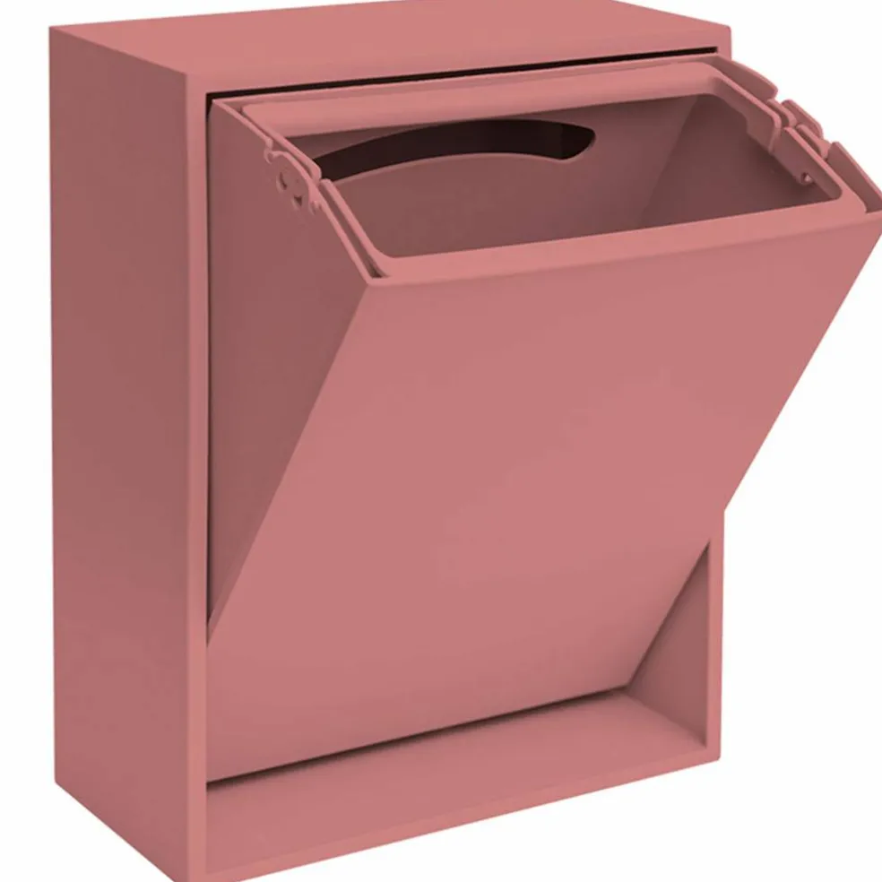 Recycling Box 12 liter, ash rose