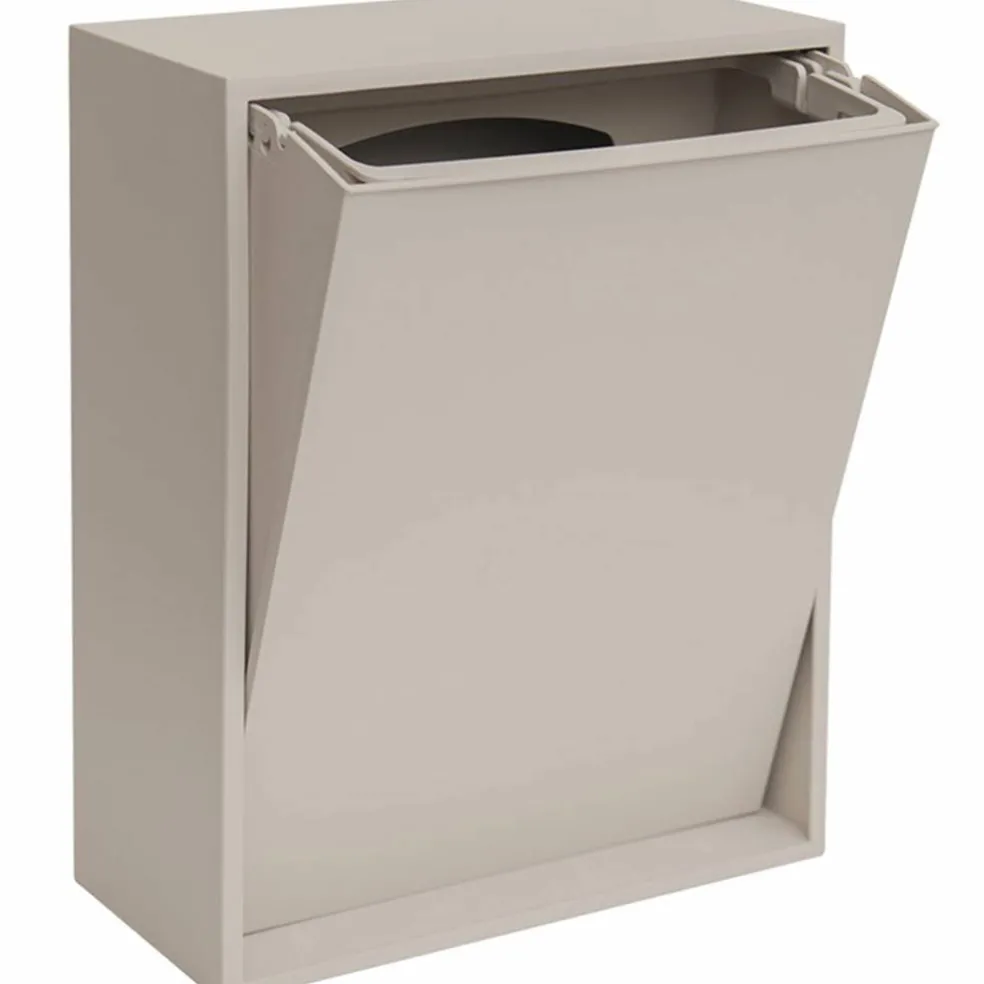 Recycling Box 12 liter, ash rose