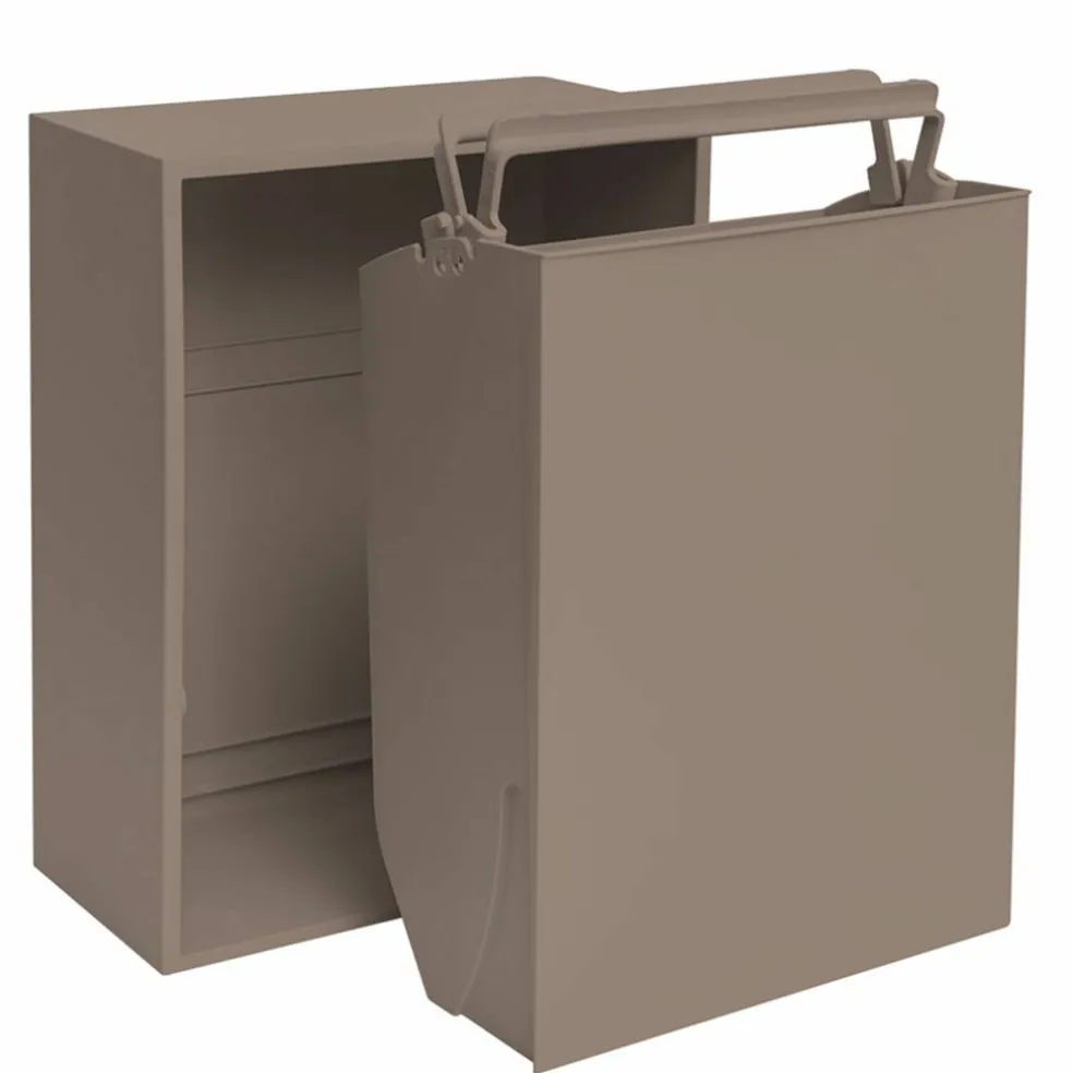 Recycling Box 12 liter, fungi brown