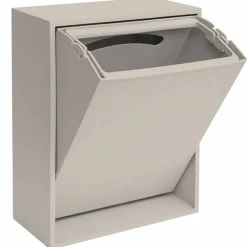 Recycling Box 12 liter, silver cloud grey