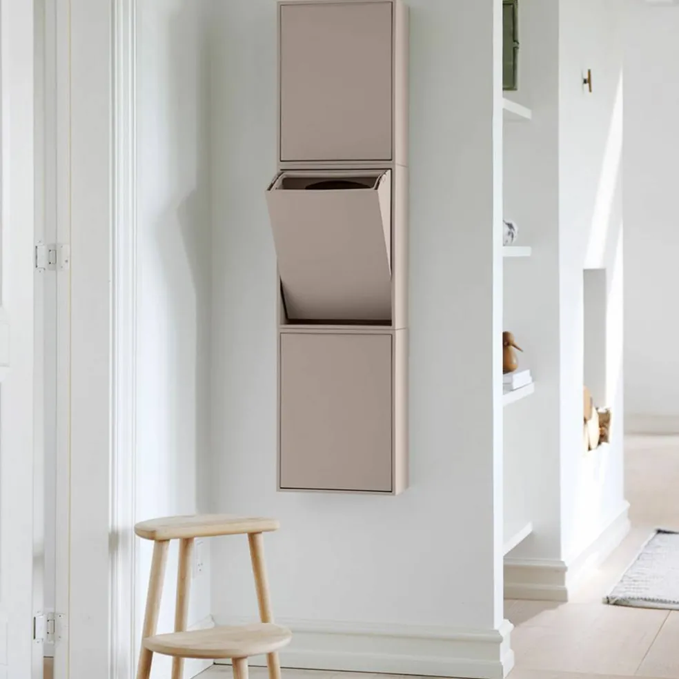 Recycling Box 12 liter, silver cloud grey