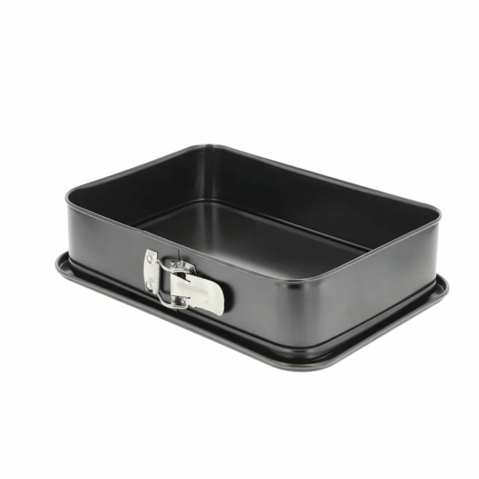 Rektangulär springform 28 x 20 x 6 cm, rostfritt stål