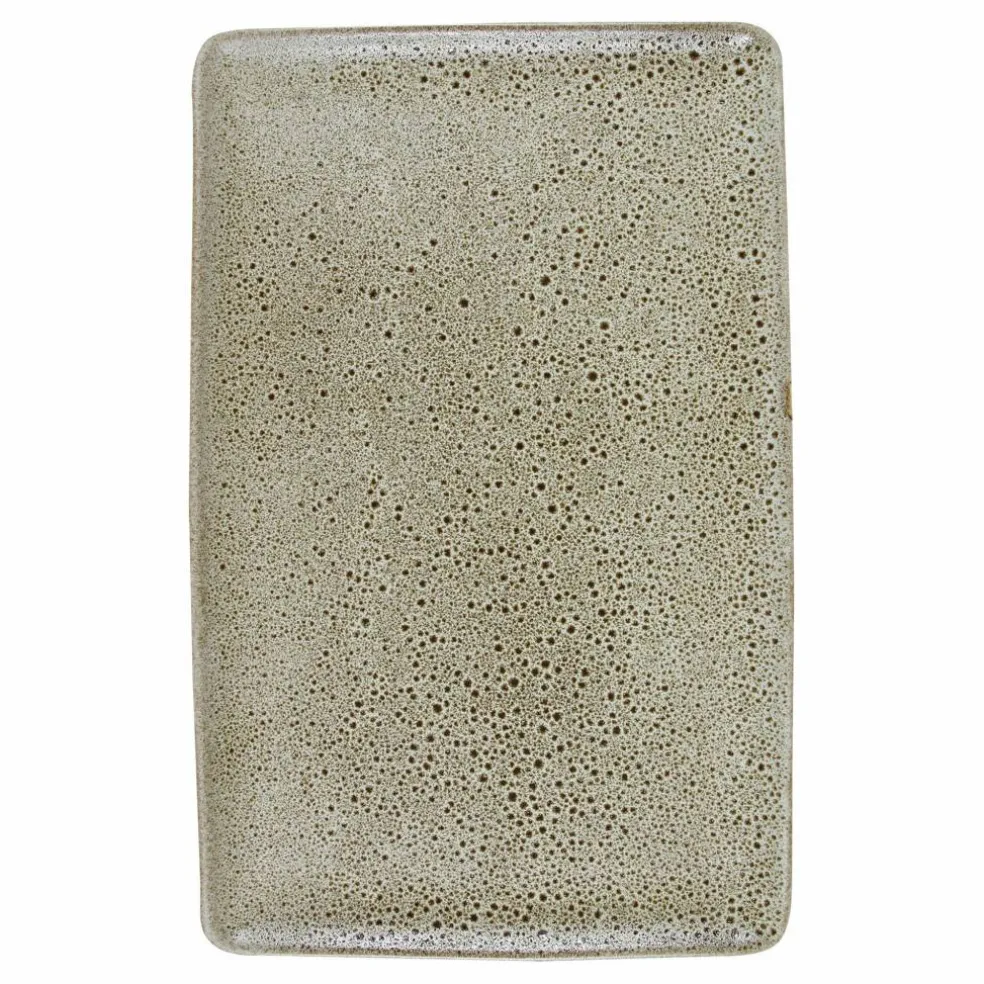 Rektangulär tallrik, 31,5 x 20 cm, sandy beige