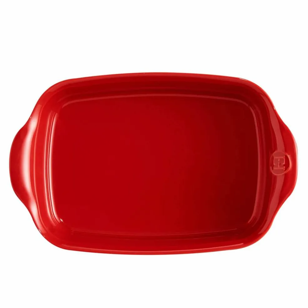 Rektangulär ugnsform 0,7 liter, röd