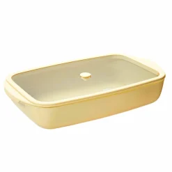 Rektangulär ugnssäker form 3,6 liter, egg shell