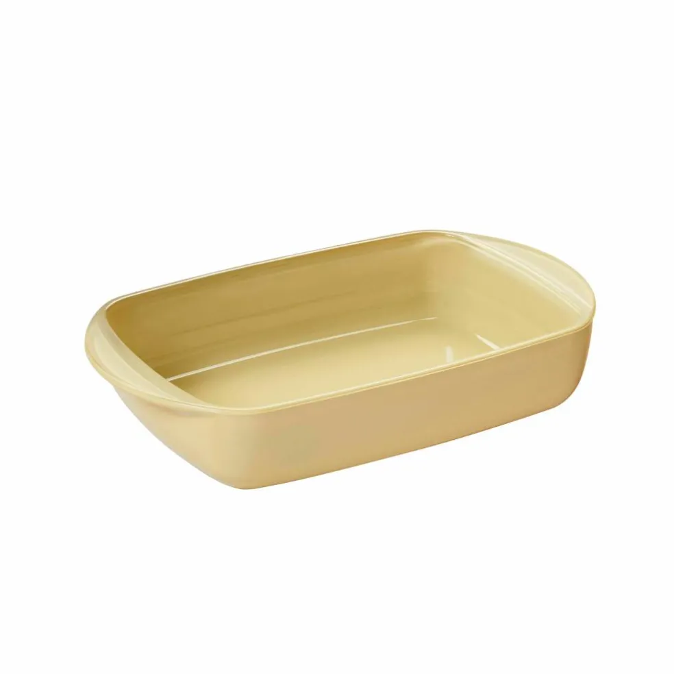 Rektangulär ugnssäker form 0,8 liter, egg shell