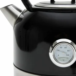 Retro vattenkokare 1,7 liter, svart
