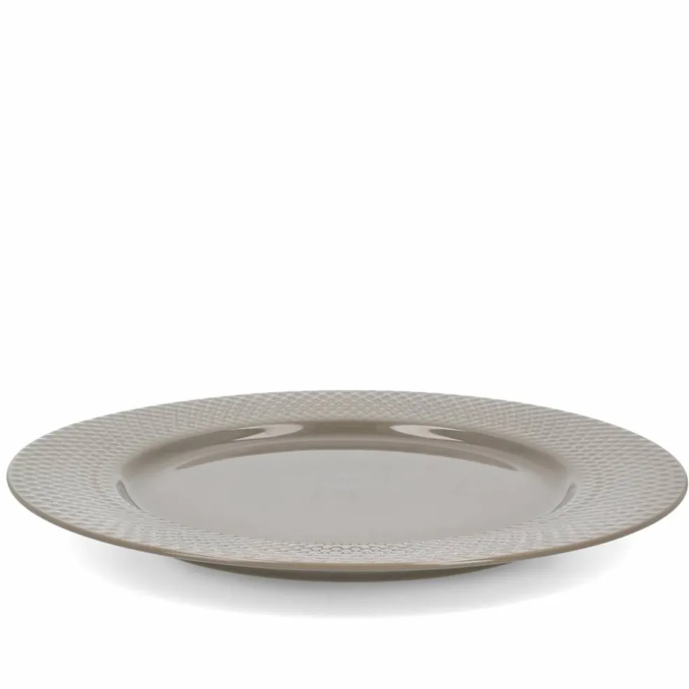 Rhombe Earth middagstallrik 27 cm, clay
