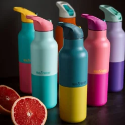 Rise Classic dricksflaska med sportkork 473 ml, Pink Lemonade Kaleidoscope