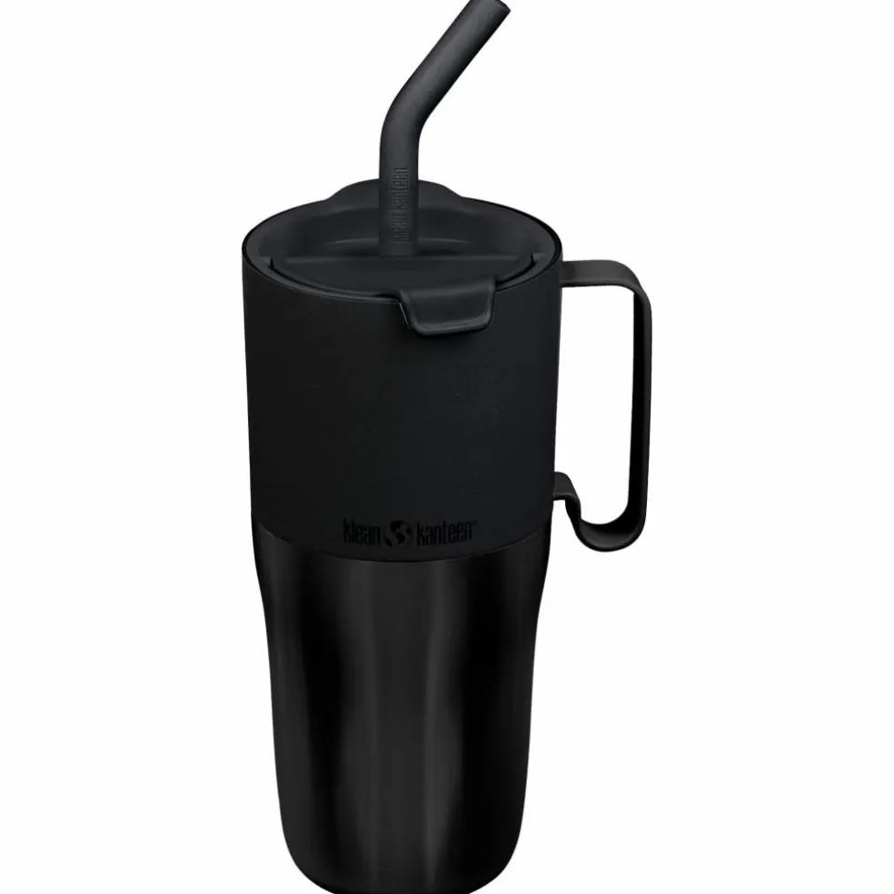 Rise Tumbler med flip-lock och sugrör 770 ml, Turquoise Kaleidoscope