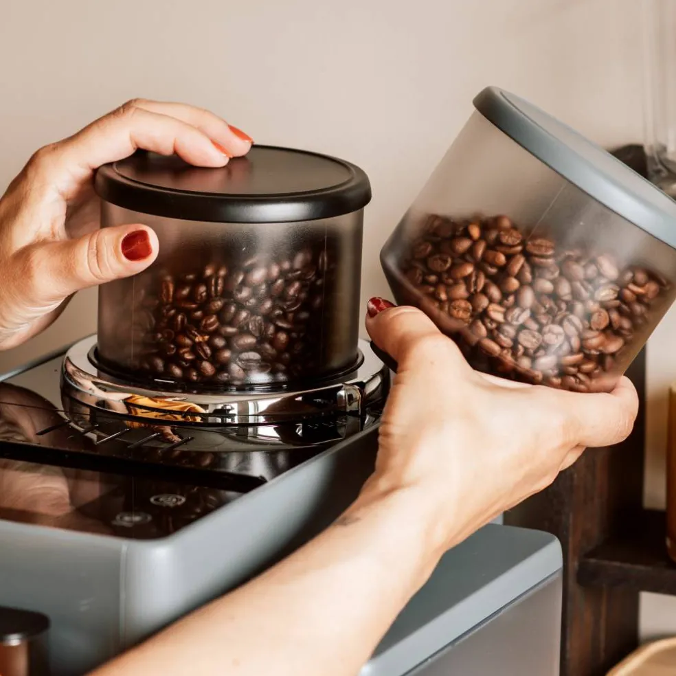 Rivelia EXAM440.55.G Helautomatisk kaffemaskin, grå