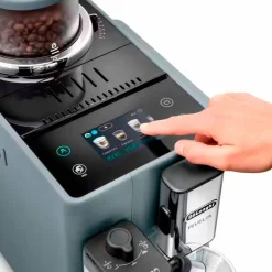 Rivelia Helautomatisk kaffemaskin, grå & 2 st kaffebönor DLSC600