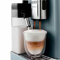 Rivelia Helautomatisk kaffemaskin, grå & 2 st kaffebönor DLSC600