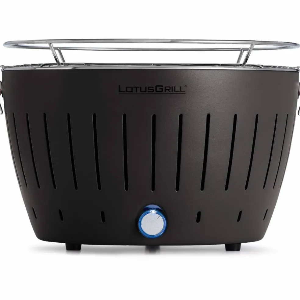 Rökfri kolgrill Röd