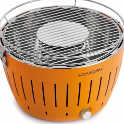 Rökfri kolgrill Röd