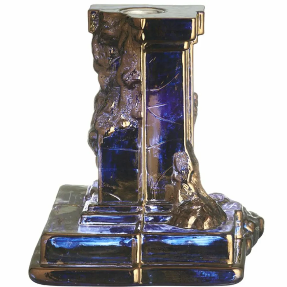 Rocky Baroque ljusstake 150 mm, glossy glaze