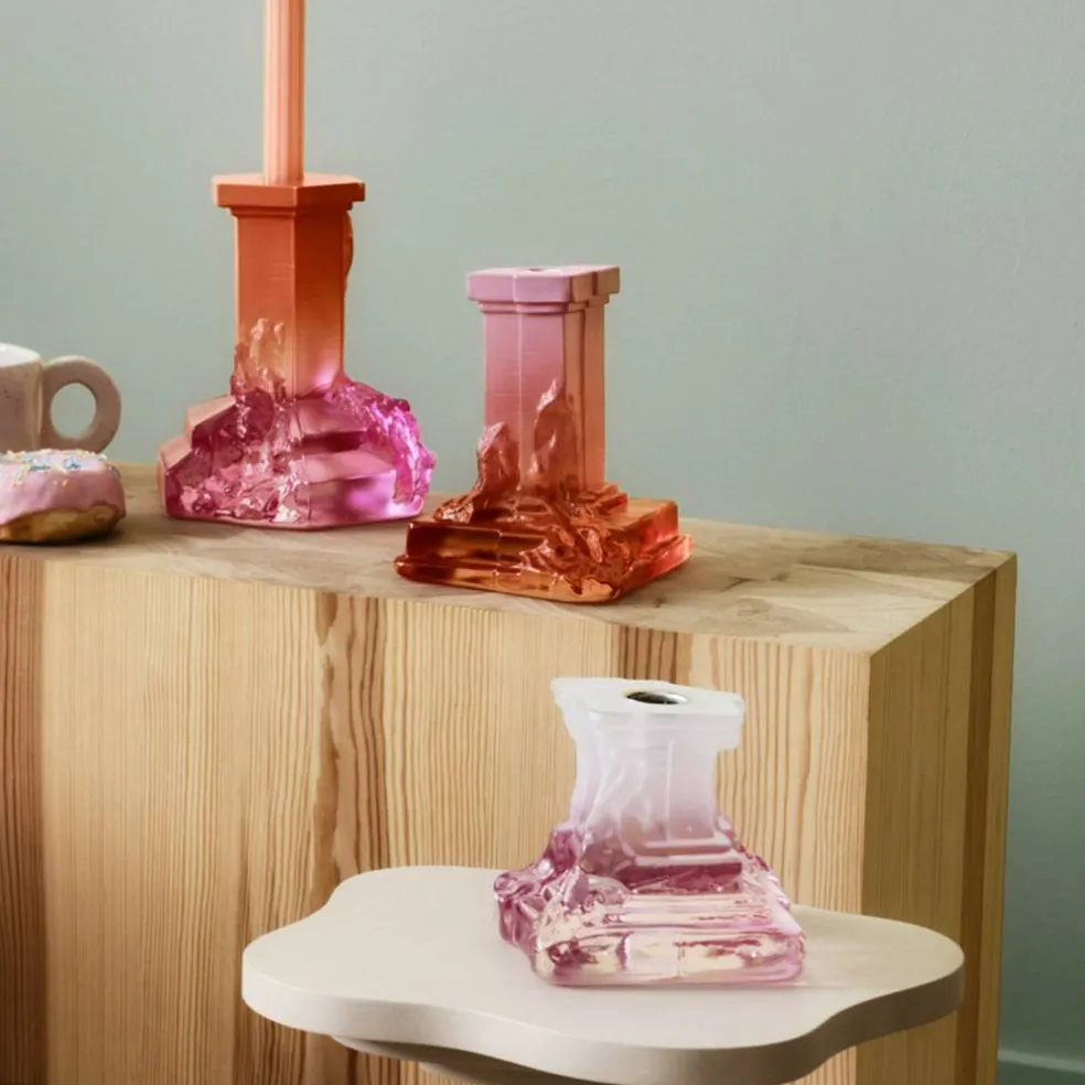 Rocky Baroque ljusstake 95 mm, spicy rose