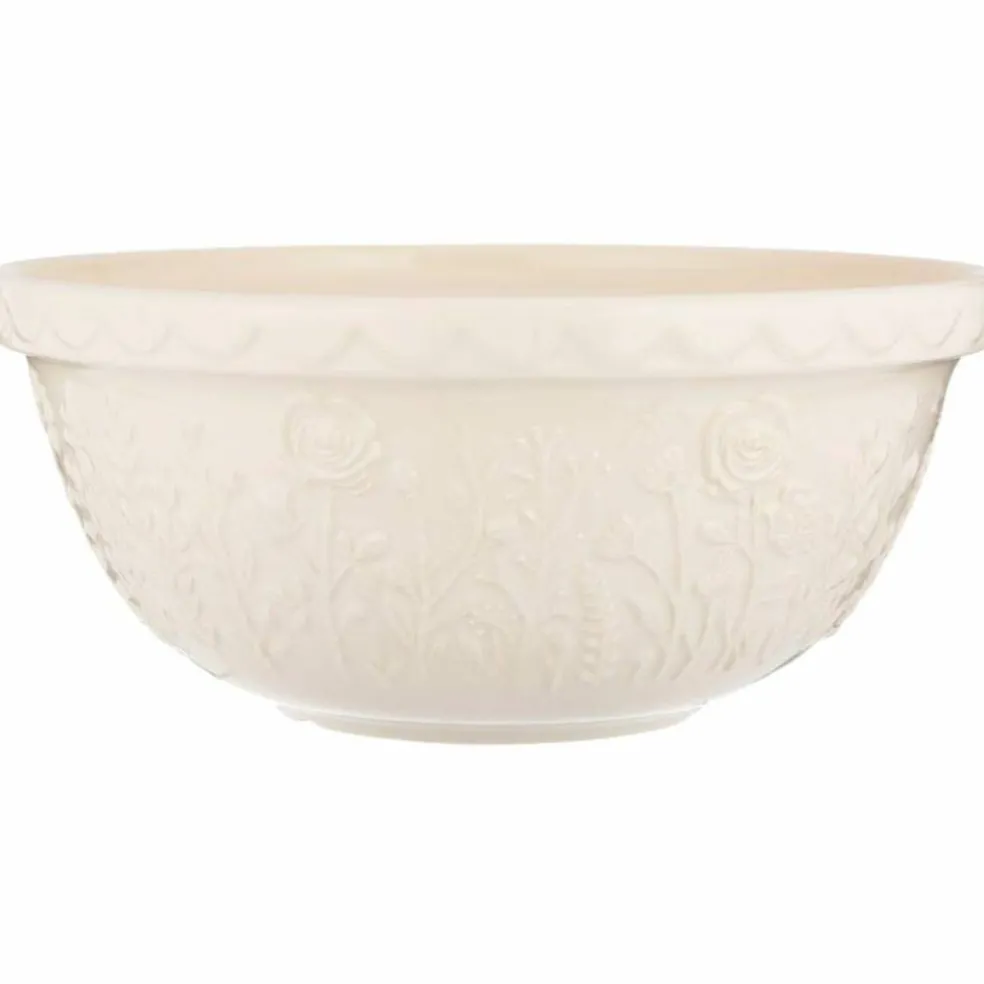 Rose bladskål 29 cm, créme