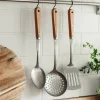 Rostfritt stål serveringssked