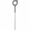 Rörslev med hål 31 cm, svart