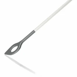Rörslev med hål 31 cm, vit