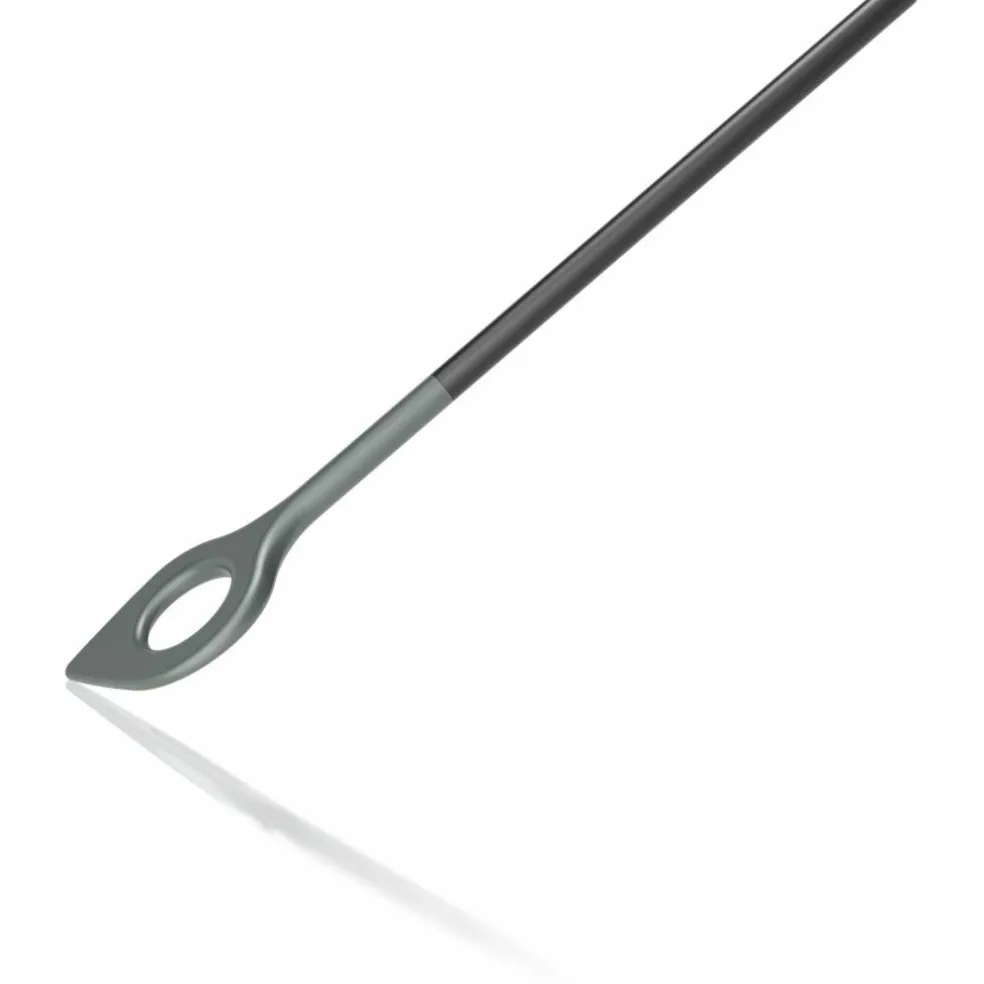 Rörslev med hål 31 cm, vit