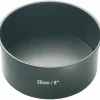 Rund Bakform löstagbar Botten Non-stick D: 20 cm H: 8 cm
