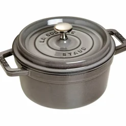 Rund Gryta 22 cm 2,6 liter Grafitgrå