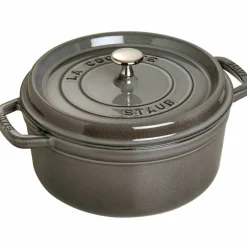 Rund Gryta 24 cm 3,8 liter Svart