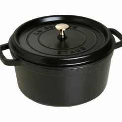 Rund Gryta 28 cm 6,7 liter Svart