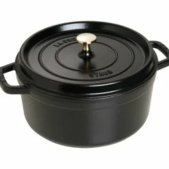 Rund Gryta 26 cm 5,2 liter Svart