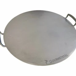 Runt pizzastål med grepp, 49 cm.