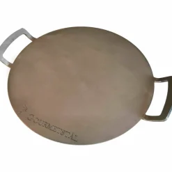 Runt pizzastål med grepp, 33 cm.