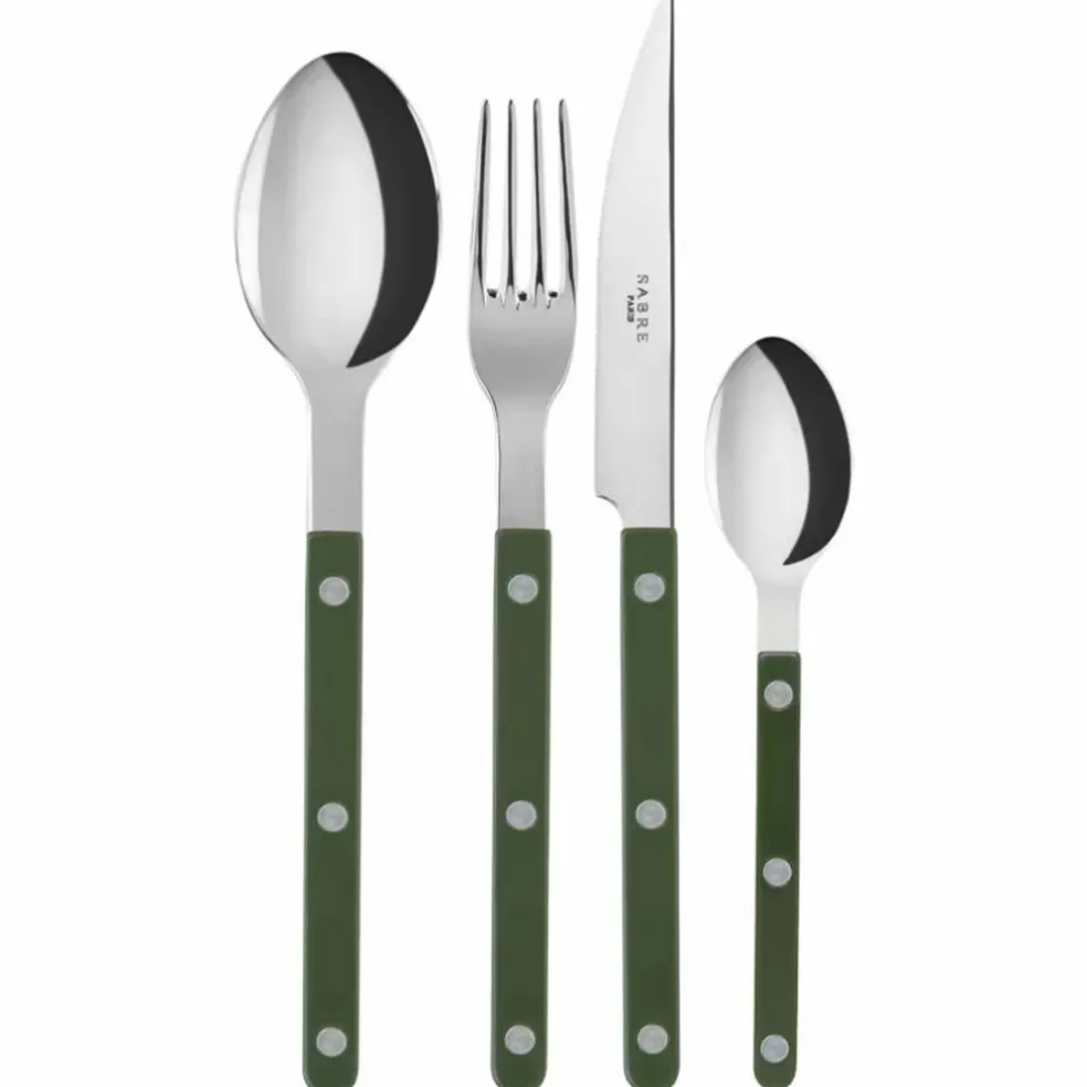 Sabre Bistrot Solid bestickset 16 delar, mökrgrå