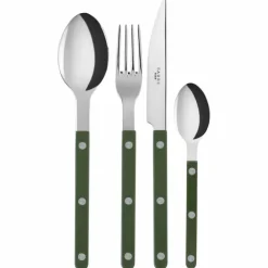 Sabre Bistrot Solid bestickset 16 delar, röd
