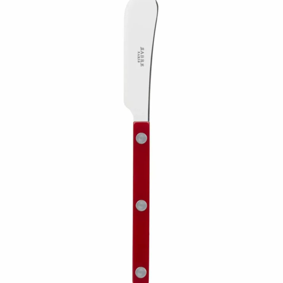Sabre Bistrot Solid smörkniv, röd