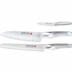 SAI Knivset Kockkniv + Brödkniv + Skalkniv