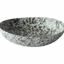 Salladsskål Ø30 cm, green splatter