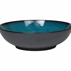 Salladsskål 24 cm svart/amber