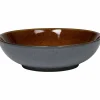 Salladsskål 24 cm svart/grön