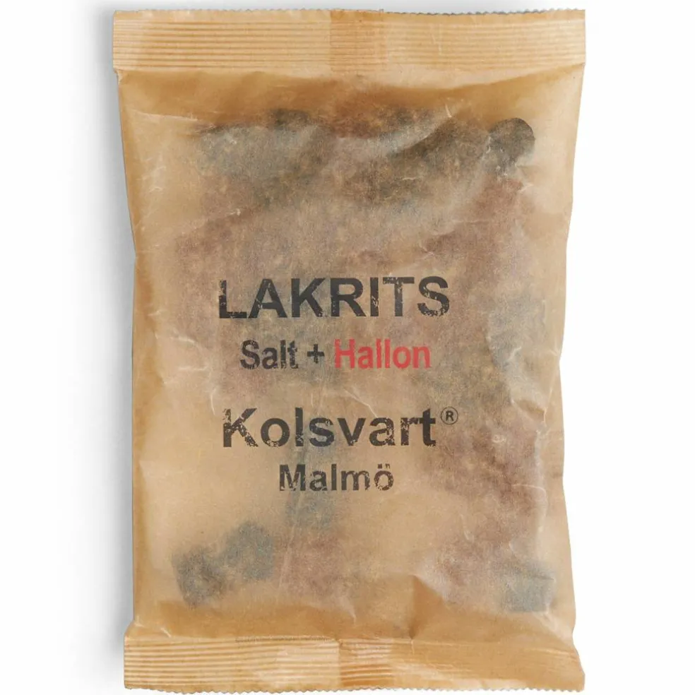 Salt + Hallon lakrits, 120 g