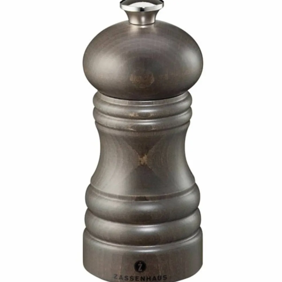 Saltkvarn 12 cm Svart Blank