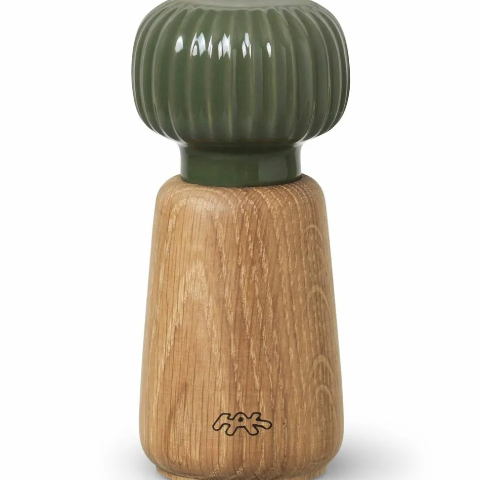 Salt-/pepparkvarn 14,5 cm, mörkgrön