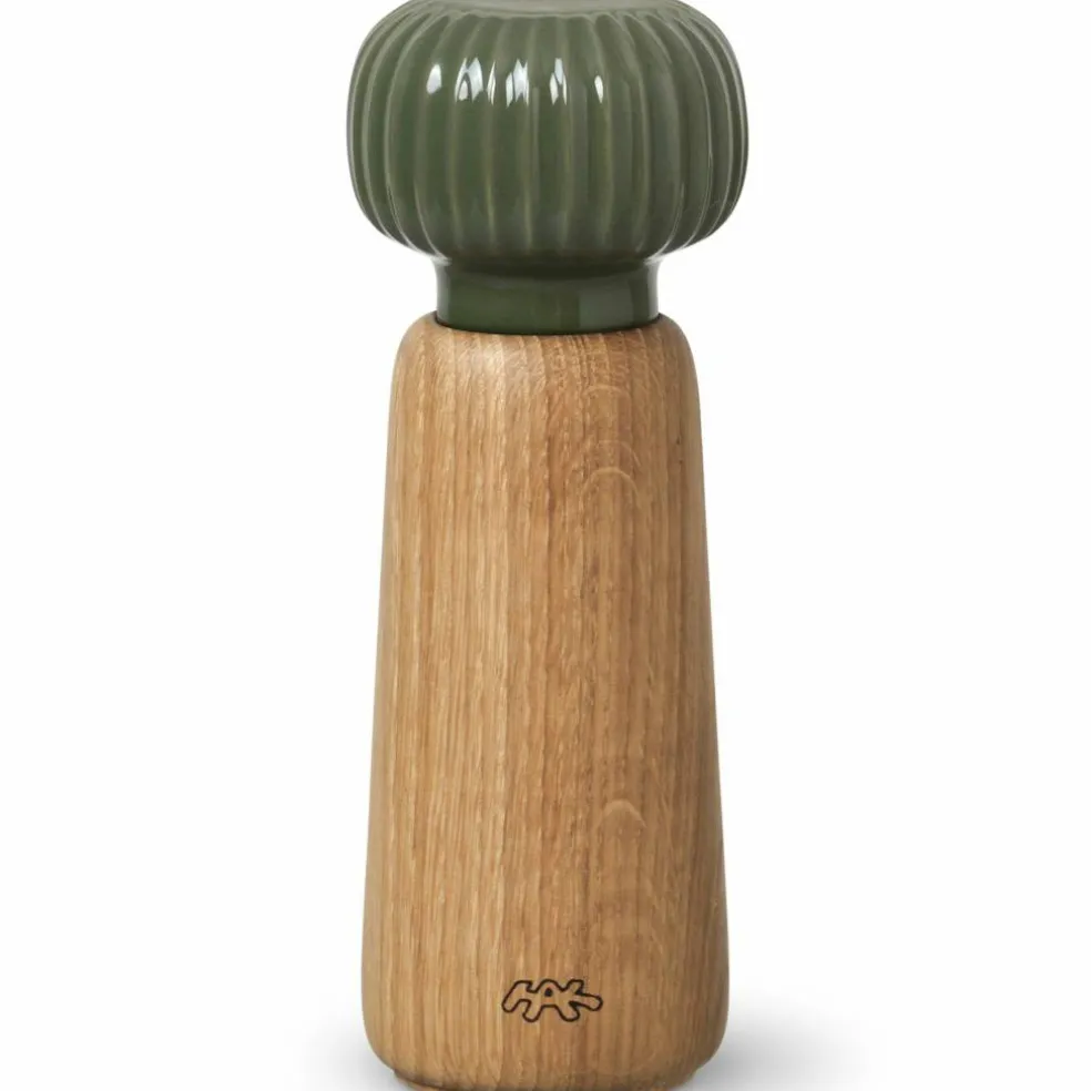 Salt-/pepparkvarn 14,5 cm, mörkgrön