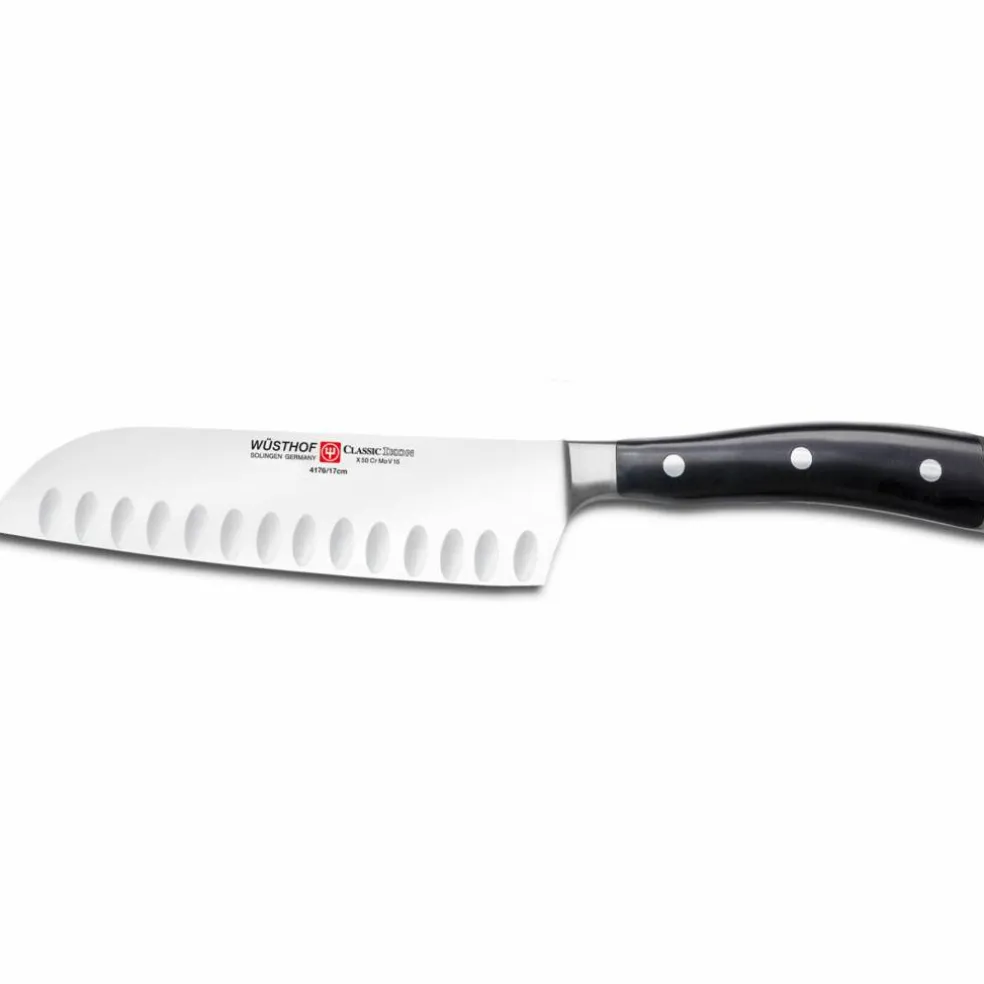Santokukniv Svart 17 cm
