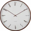 Scandia väggklocka 40 cm, white